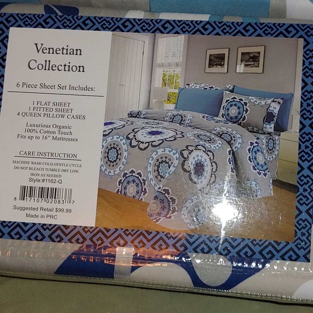 Queen bed sheet set